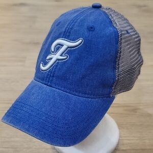 Legacy Blue and Gray Cap with Mesh Back
